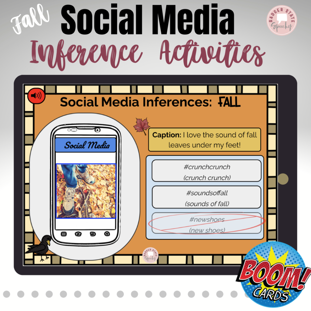 Social Media to Teach Inference Skills - Badger State Speechy