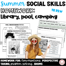 Summer social skills