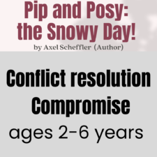 PIp and Posy the snowy day, picture book, social skills, education, social communication, winter, picture books, speech therapy